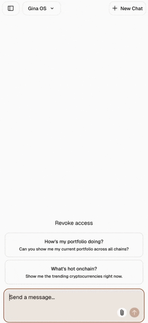 Ask Gina Interface